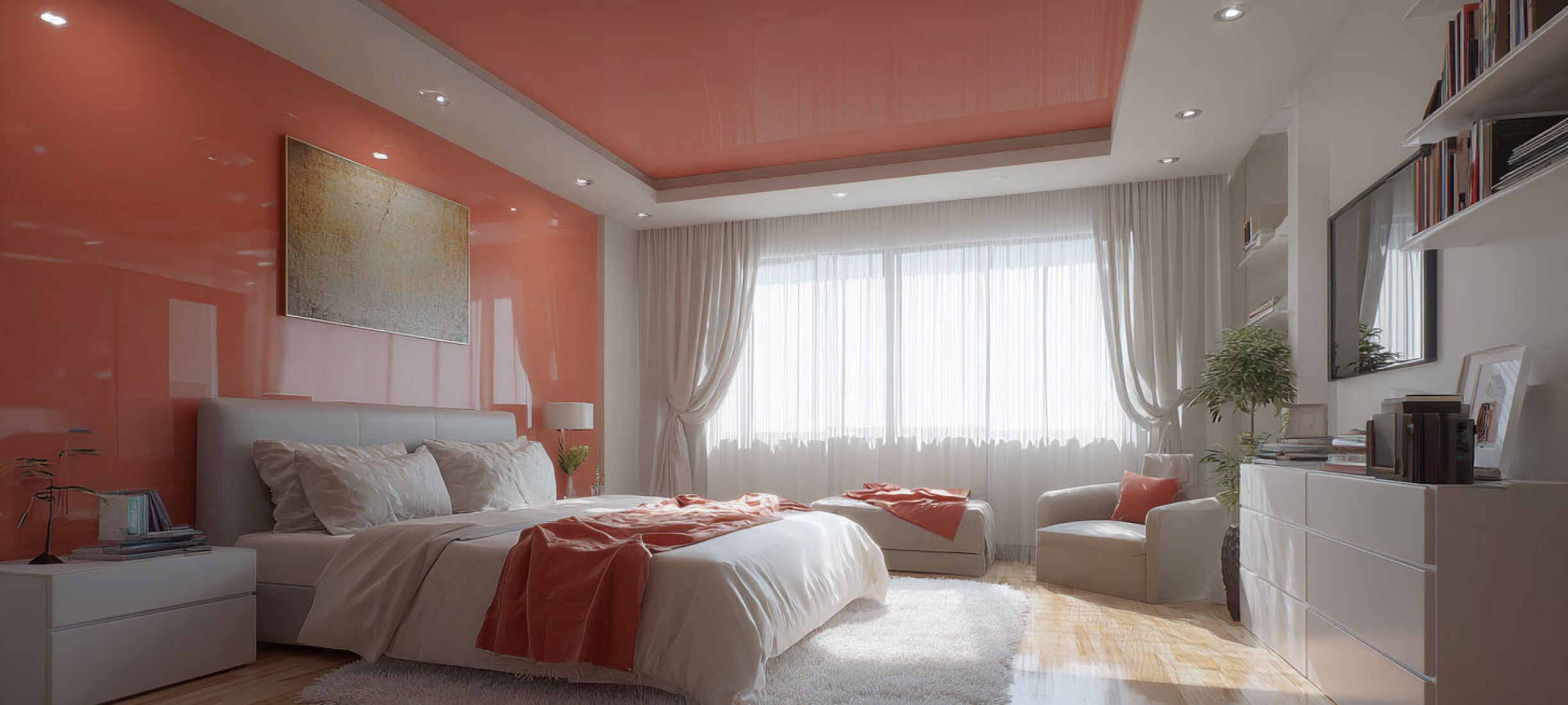 Сатиновые натяжные потолки: преимущества, недостатки, правила ухода