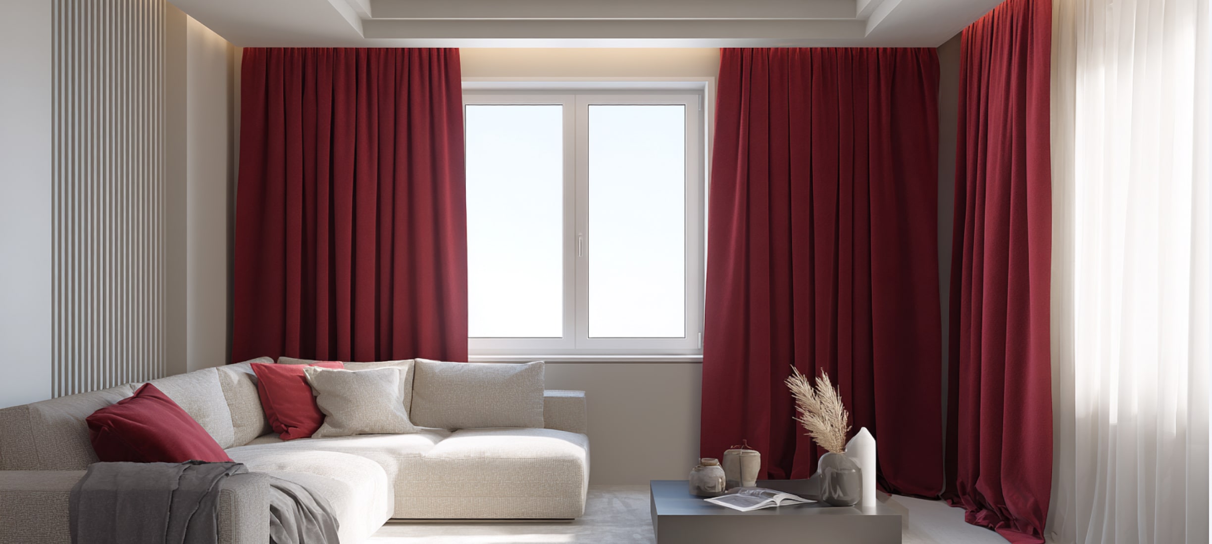 Как сделать скрытый карниз в натяжном потолке