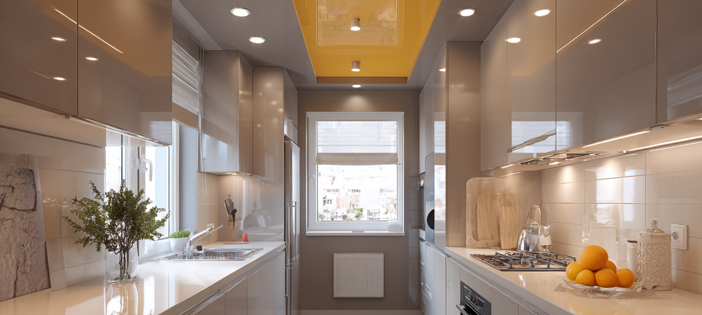 Стоит ли делать на кухне натяжной потолок?