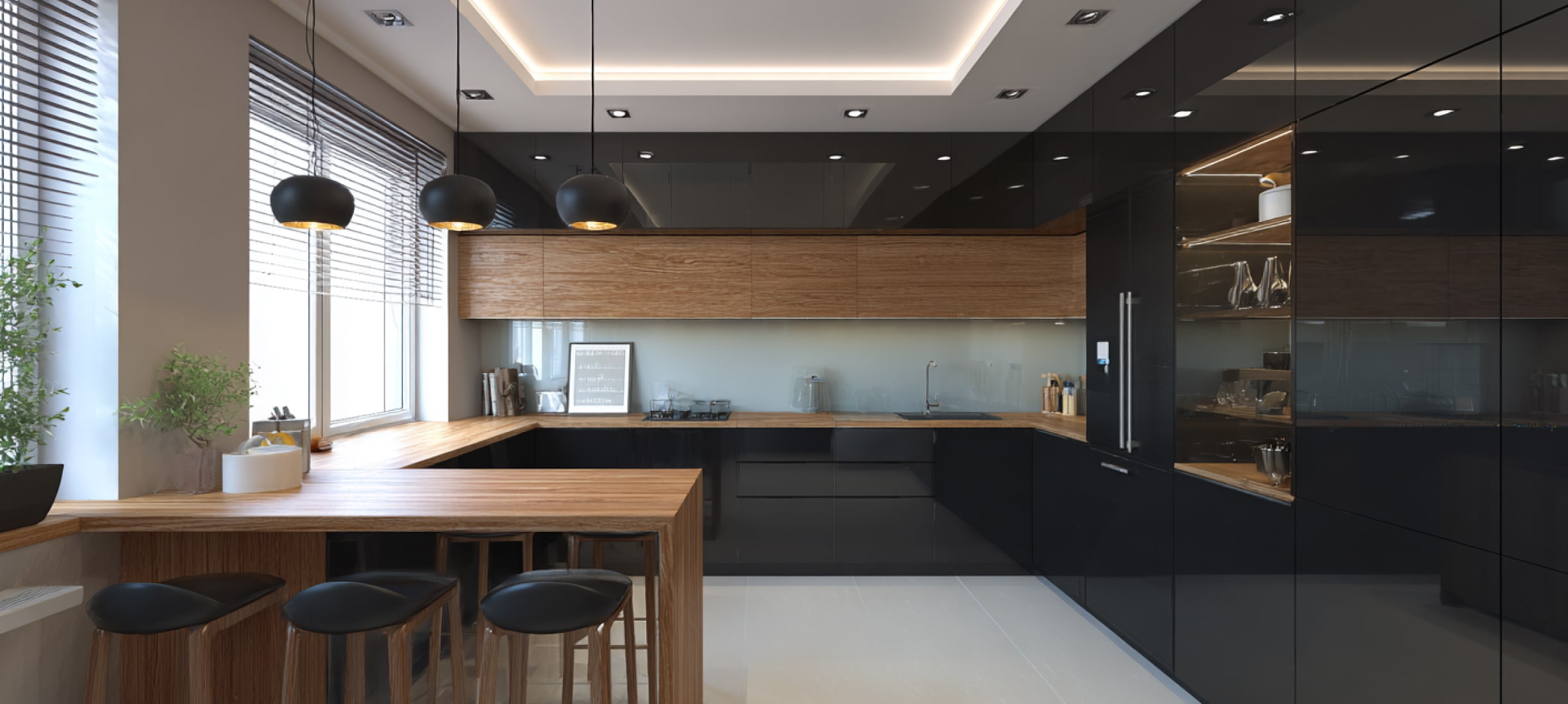 Двухуровневый натяжной потолок Двухуровневый натяжной потолок