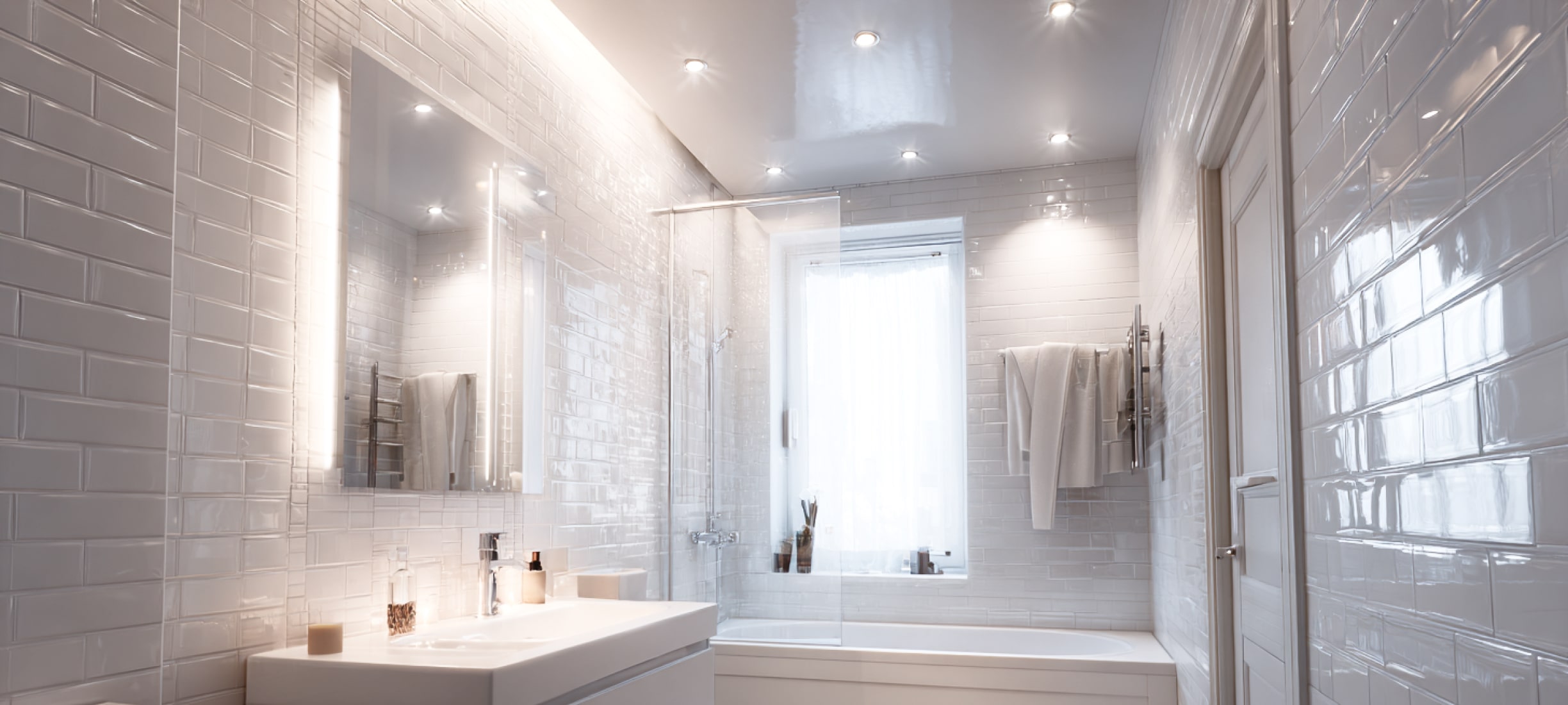 Стоит ли делать натяжной потолок в ванной комнате