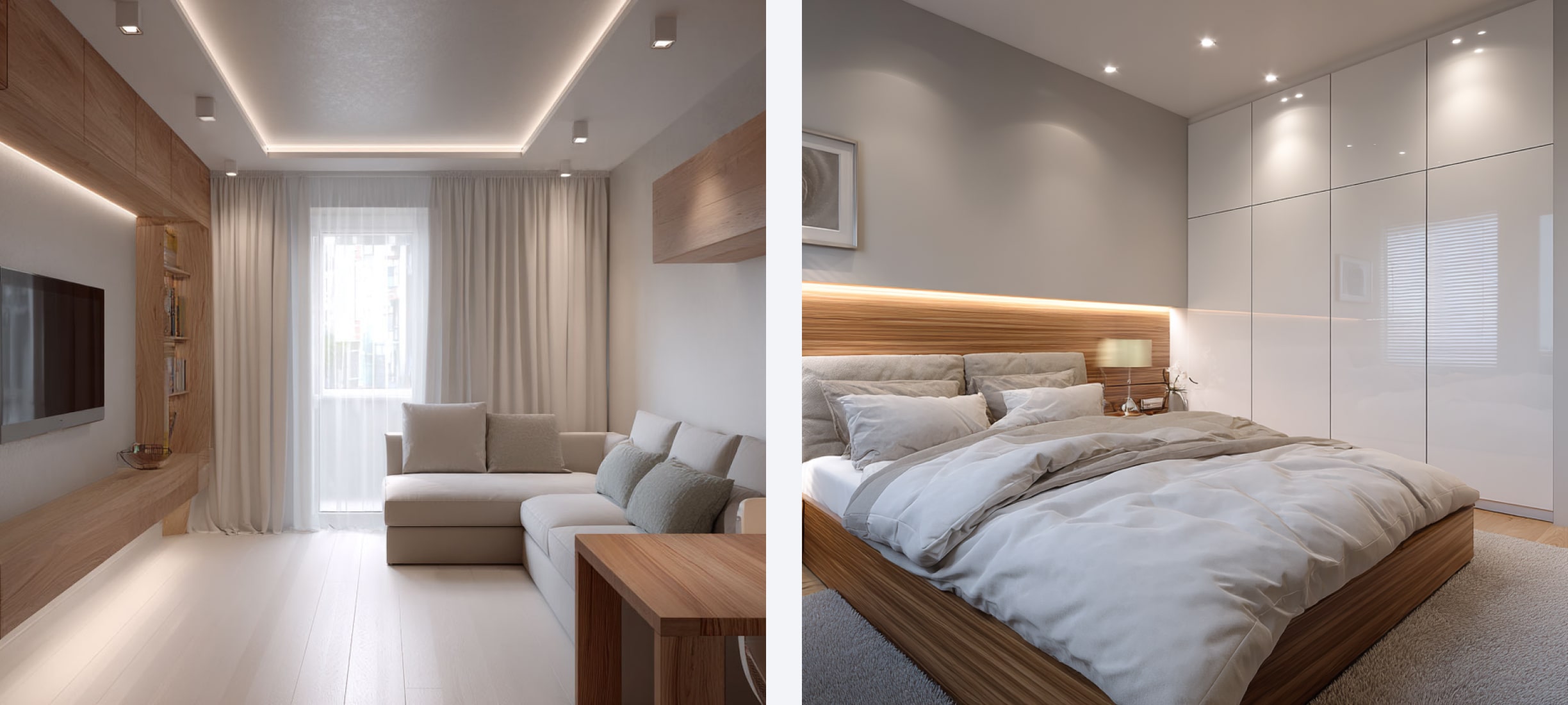 Сравнение матовых и сатиновых потолков: что выбрать?