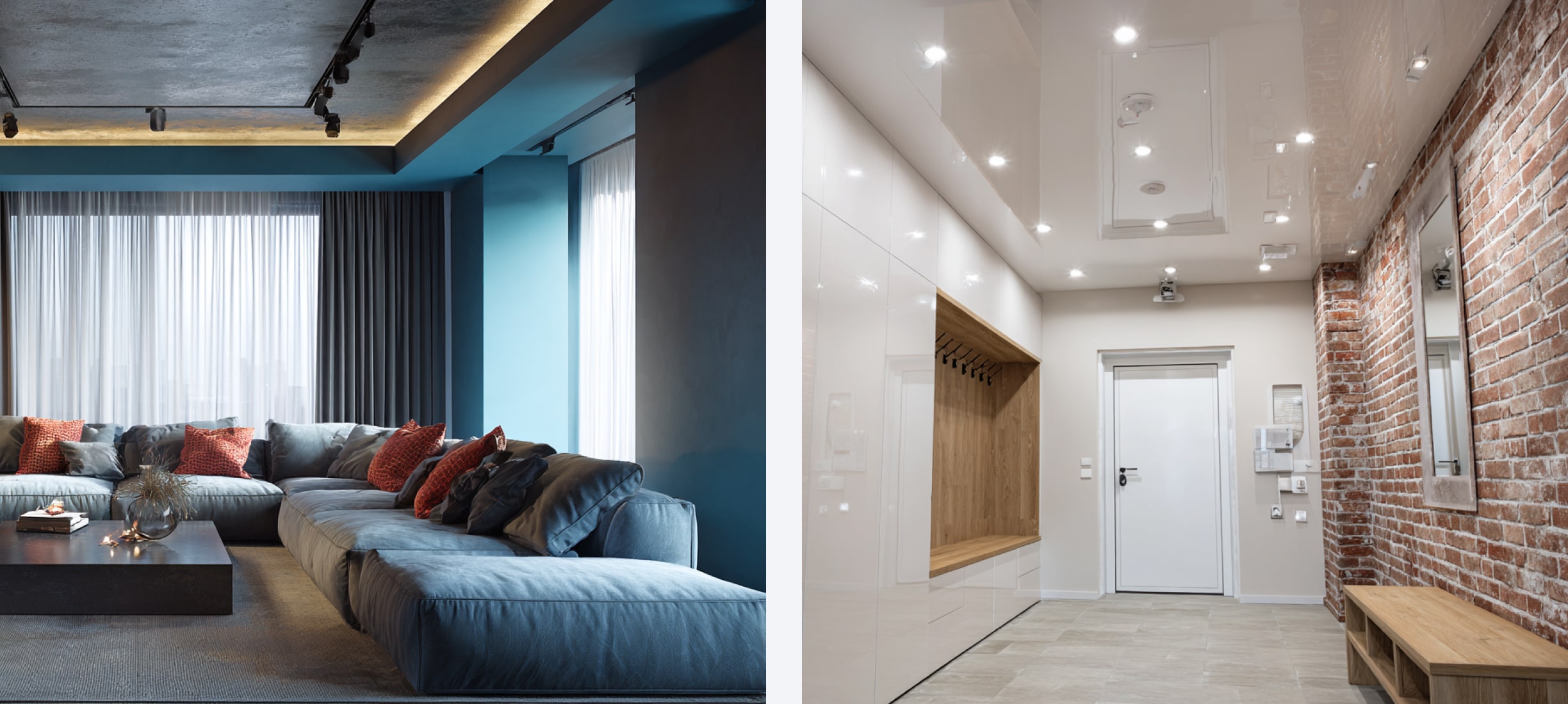 Вид натяжного потолка